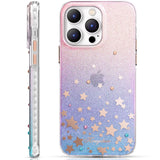 Kingxbar Heart Star Series-foder for iPhone 14 Plus-foder med stjernetegn