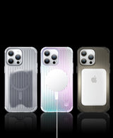 Kingxbar PQY Go Out Series magnetic case for iPhone 14 Plus MagSafe laser color