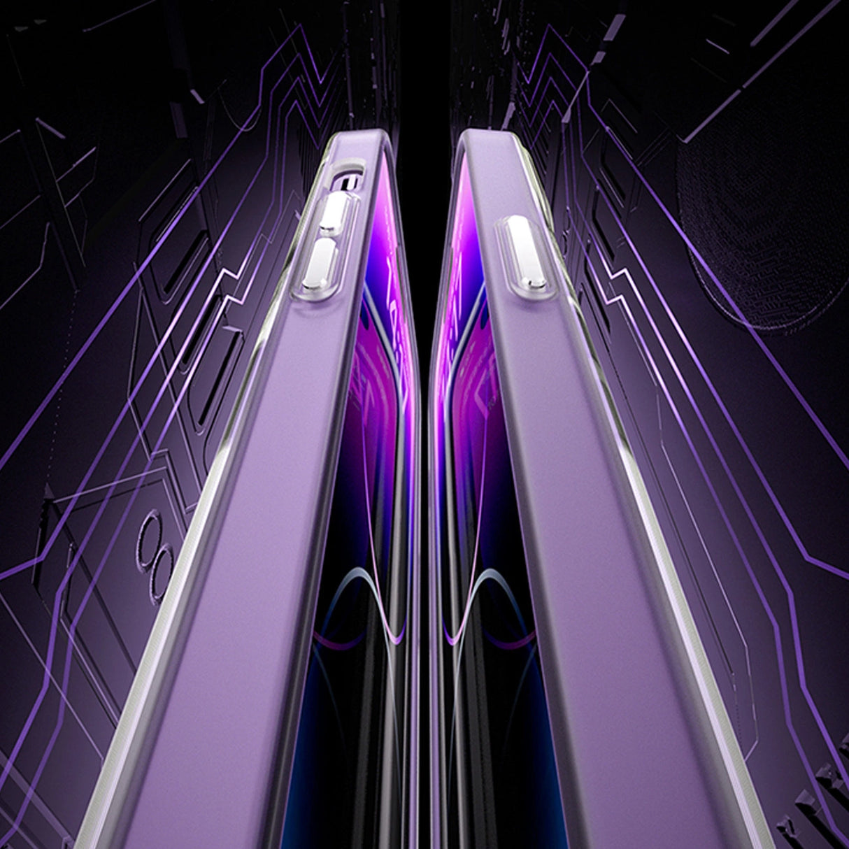 Kingxbar PQY Geek Series magnetic case for iPhone 14 Plus MagSafe silver