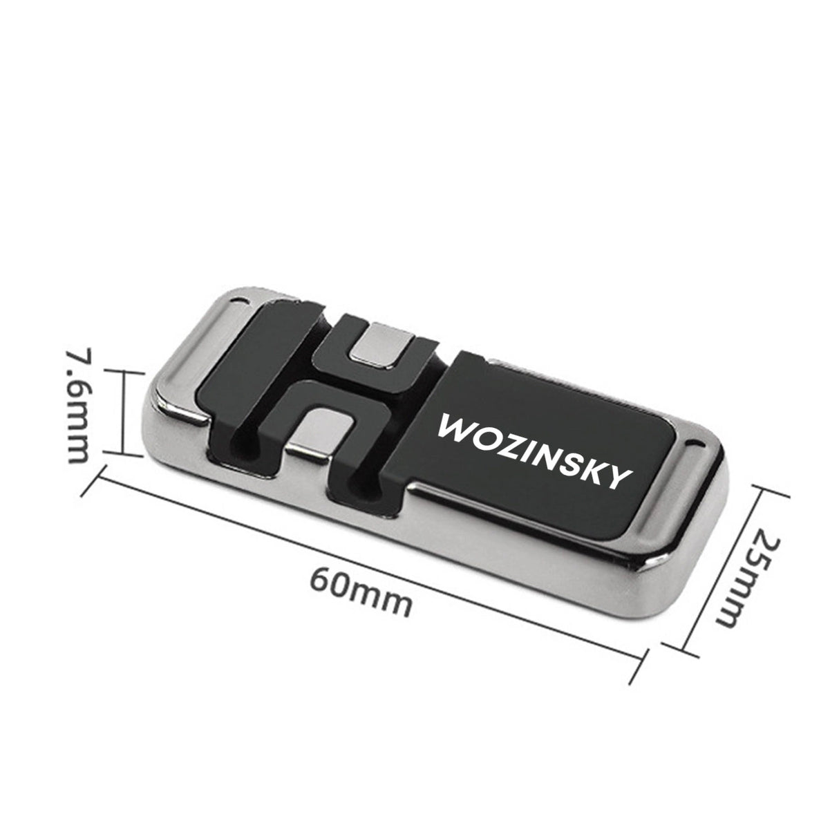 Wozinsky magnetisk telefonholder med kabelorganisator (WMCDO-B1)