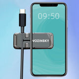 Wozinsky magnetisk telefonholder med kabelorganisator (WMCDO-B1)