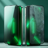 Joyroom Knight Green Glass til iPhone 14 Pro med fuldskærmsfilter mod blåt lys (JR-G02)