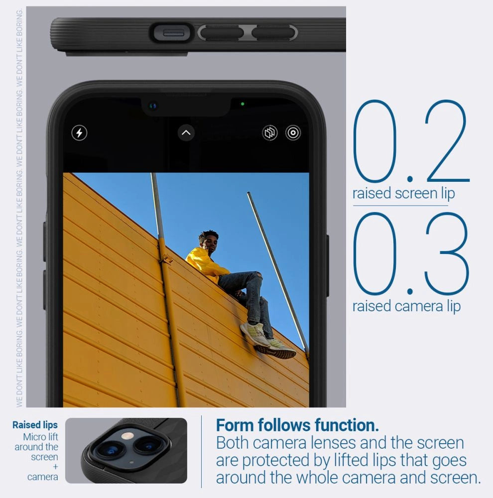 Caseology Parallax Mag MagSafe iPhone 14 Plus Case - Matte Black