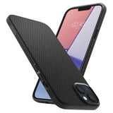 Spigen Liquid Air iPhone 14 Case - Matte sort