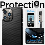 Spigen Liquid Air Case til iPhone 14 Pro Max - Matte Black