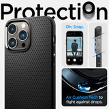 Spigen Liquid Air Case til iPhone 14 Pro Max - Matte Black