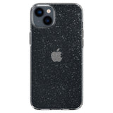 Spigen flydende krystal iPhone 14 Plus Case - Clear Glitter
