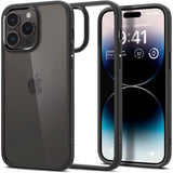 Spigen Ultra Hybrid iPhone 14 Pro Case - Matte sort