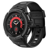 Spigen Rugged Armor Pro Case med rem til Samsung Galaxy Watch 5 Pro (45 mm) - sort