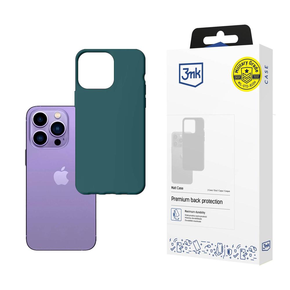 3mk Matt Case til iPhone 14 Pro - Grøn