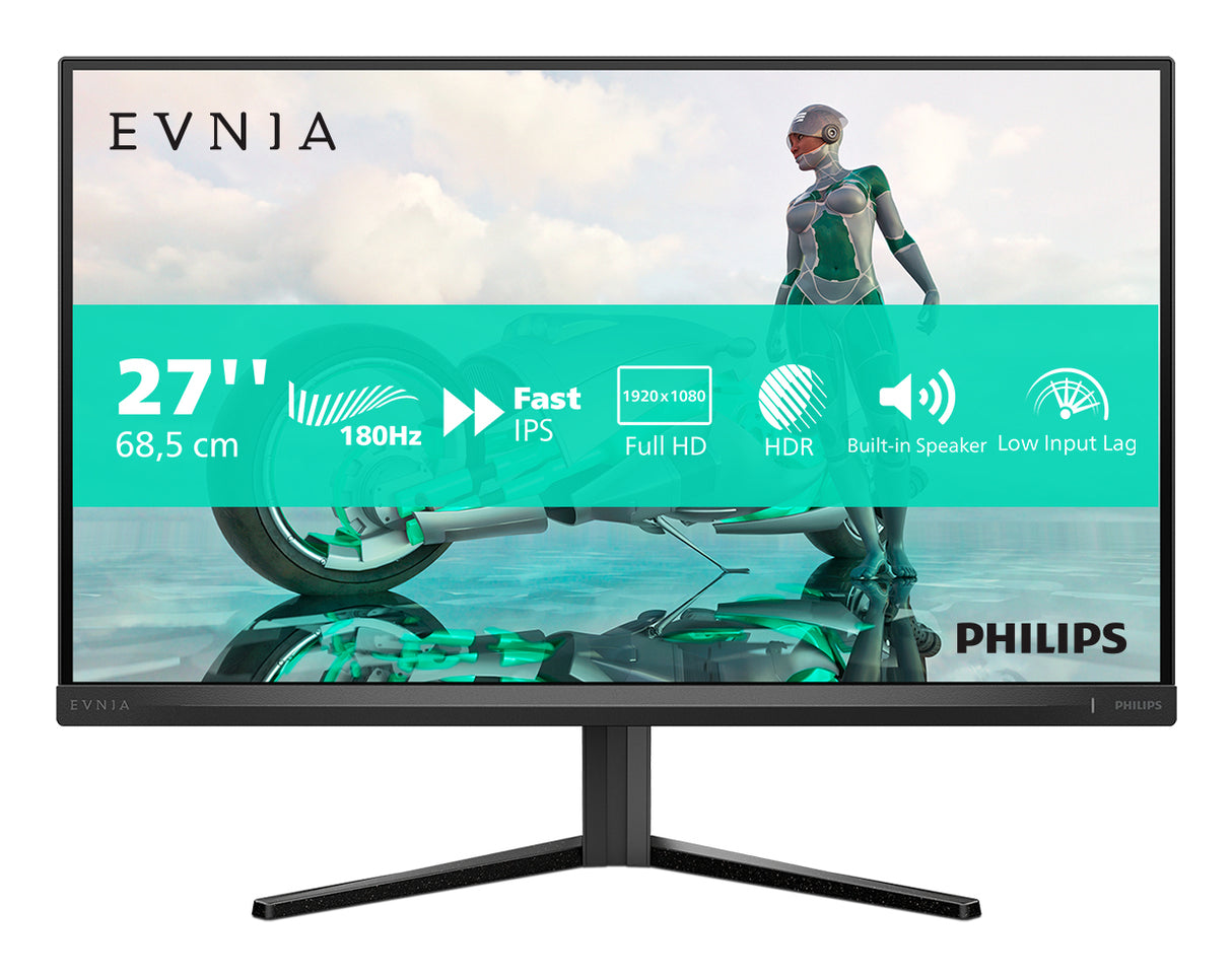 Philips Evnia 27M2N3200S/00 LED display 68,6 cm (27") 1920 x 1080 pixel Fuld HD LCD Sort