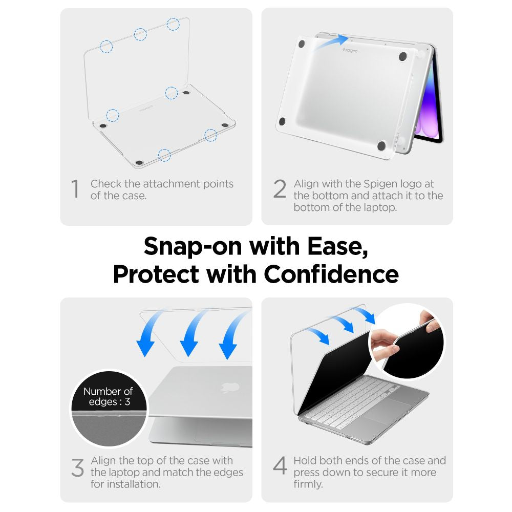 Spigen Airskin Macbook Neo 13 2026 Frost Clear