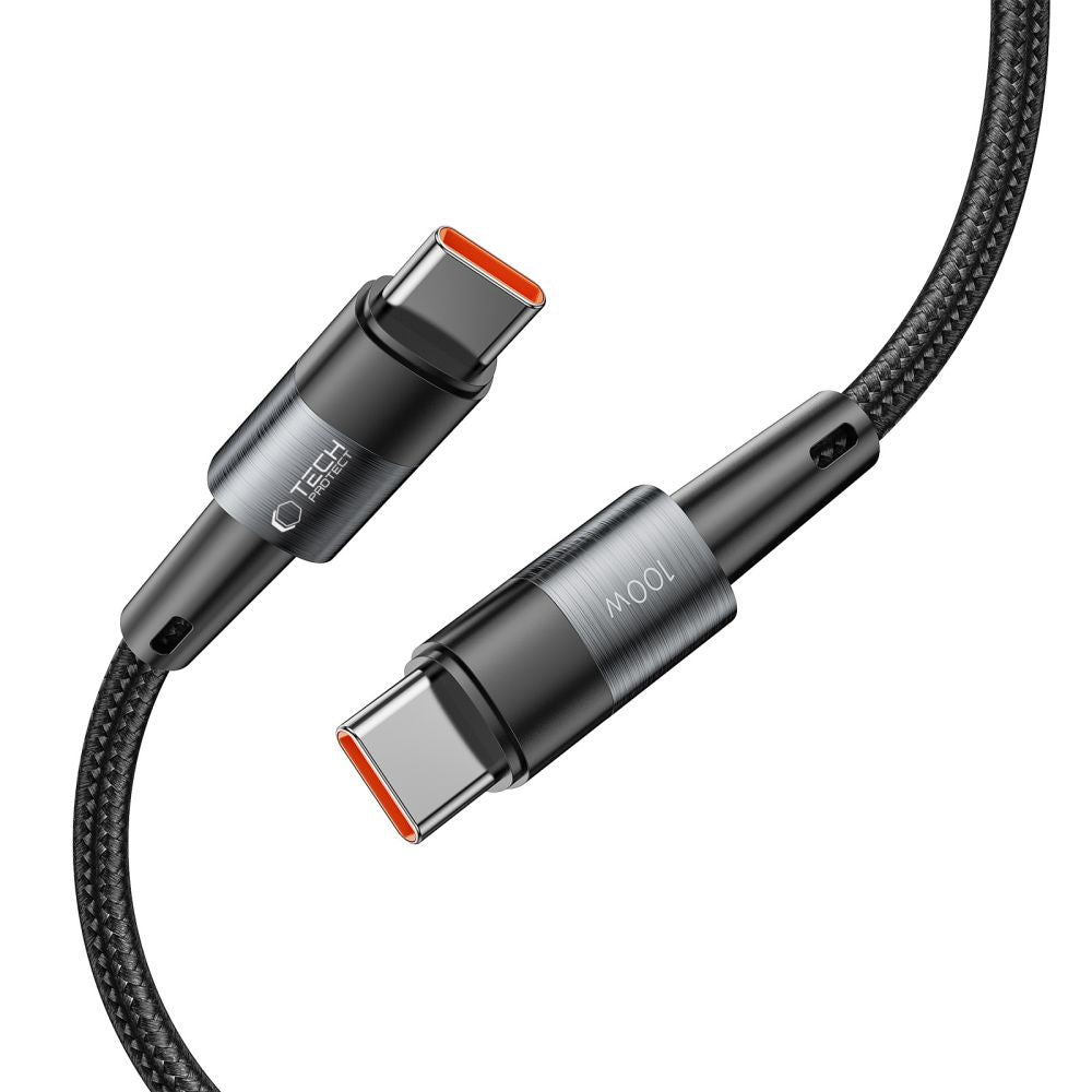 Tech Protect Ultraboost Type C Kabel Pd 100 W / 5 A 25 Cm Grå