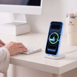 Tech Protect Magpeak Magsafe Cc Iphone 17 Pro / 18 Pro Lysblå/Klar