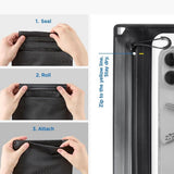 Spigen A640 Universal Vandtæt Etui Crossbag Sort