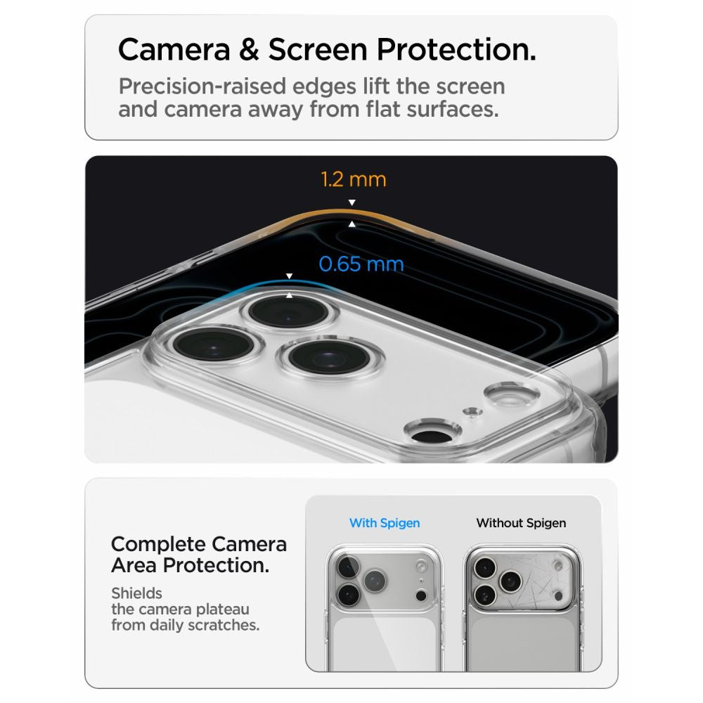Spigen Ultra Hybrid Iphone 17 Pro Max / 18 Pro Max Krystalklar