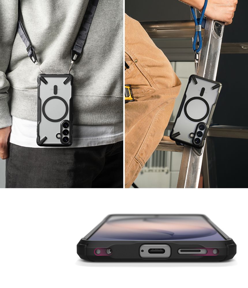 Ringke Fusion X Magnetisk Magsafe Galaxy S26 Sort