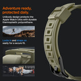 Spigen Rugged Armor ”Pro” Apple Watch Ultra 1 / 2 / 3 / 4 (49 Mm) Vintage Khaki