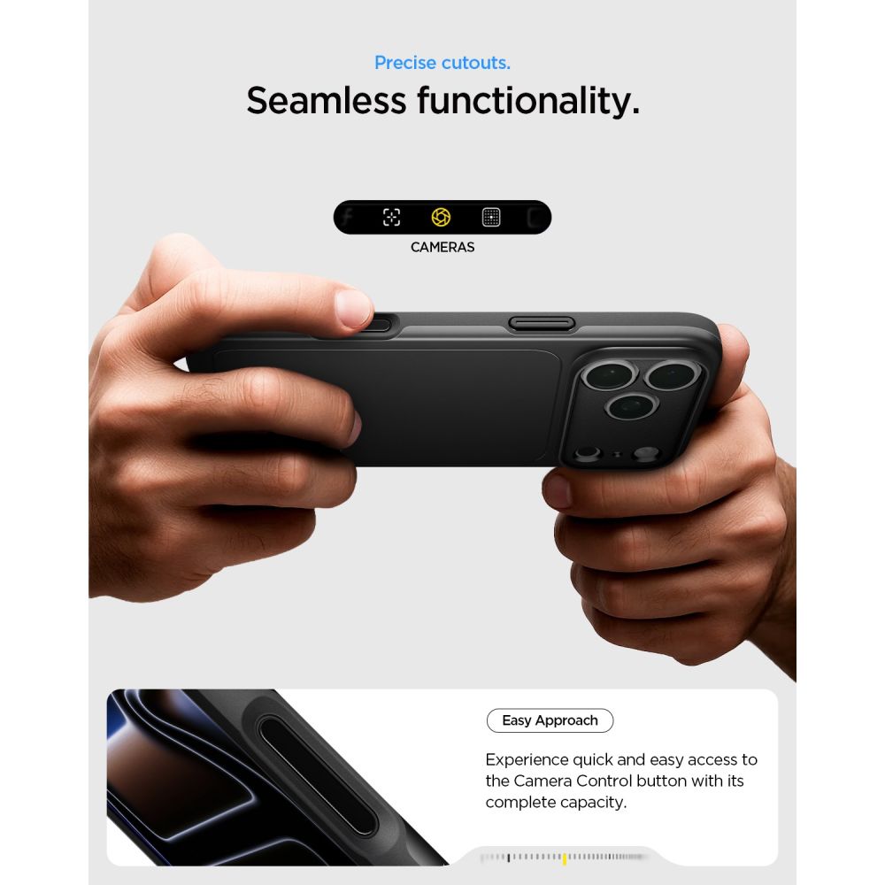 Spigen Thin Fit Magsafe Iphone 17 Pro Max / 18 Pro Max Sort