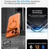 Spigen Ultra Hybrid Optik S Magsafe Iphone 17 Pro / 18 Pro Klar/Orange