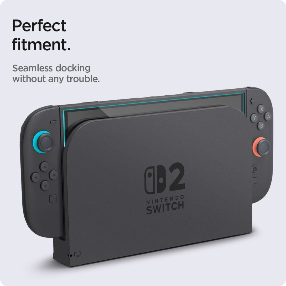 Hærdet Glas Spigen Glas.Tr ”Ez Fit” 2 Pack Nintendo Switch 2 Clear