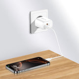 Tech Protect Nca30 2 Port Netværksopladder Pd 30 W / Qc3.0 + Lightning Kabel Hvid