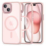 Tech Protect Magmat Magsafe Iphone 15 Pink/Klar