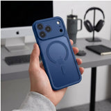 Tech Protect Basicmag Magsafe Iphone 17 Pro / 18 Pro Mat Dyb Blå