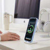 Tech Protect Magmat Magsafe Cc Iphone 17 Pro / 18 Pro Mat Lysblå