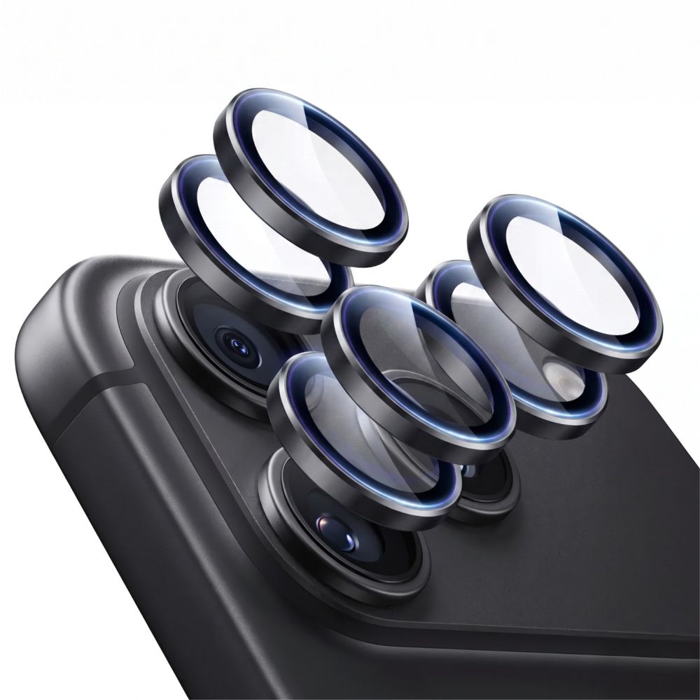 Kamera Beskyttelse Na Aparat Esr Armorite Camera Protector 2 Pack Iphone 18 Pro / 18 Pro Max Black
