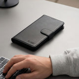 Tech Protect Magsafe Tegnebog Til Iphone 17 Pro Max / 18 Pro Max Matsort