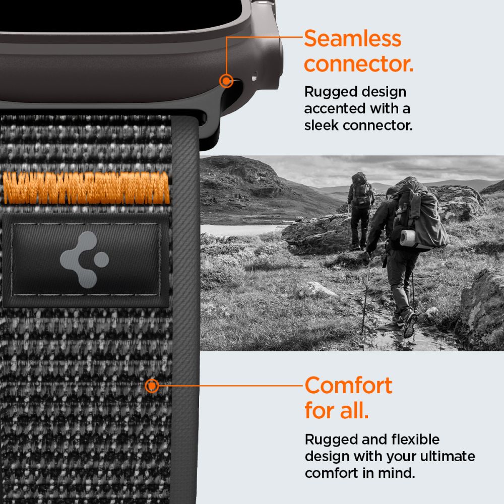 Spigen Athlex Air 2 Apple Watch 8 / 9 / 10 / 11 / 12 / Se / Ultra (44 / 45 / 46 / 49 Mm) Active Sort / Orange