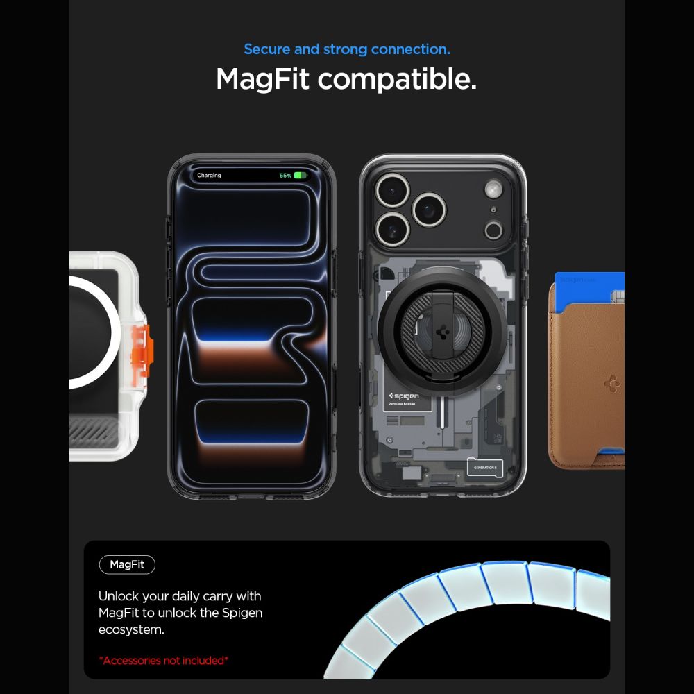 Spigen Ultra Hybrid Magsafe Iphone 17 Pro / 18 Pro Zero One Sort