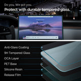 Hærdet Glas Spigen Glas.Tr ”Ez Fit” Tesla Model X 2022 2026 / Model S 2021 2026 Sort