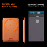 Spigen Valentinus Magfit+ Magsafe Universal Magnetisk Kortholder Metallisk Orange