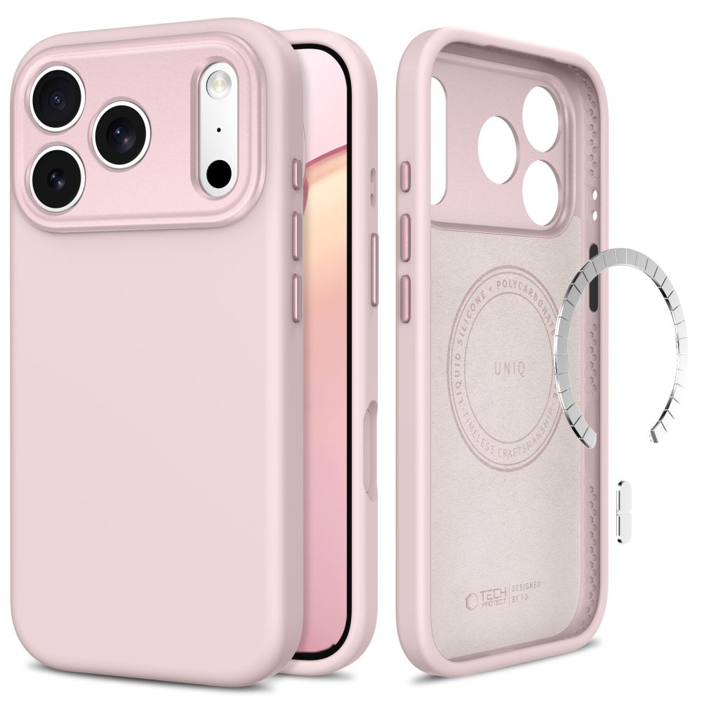 Tech Protect Uniq Magsafe Cc Iphone 17 Pro Max / 18 Pro Max Soft Pink