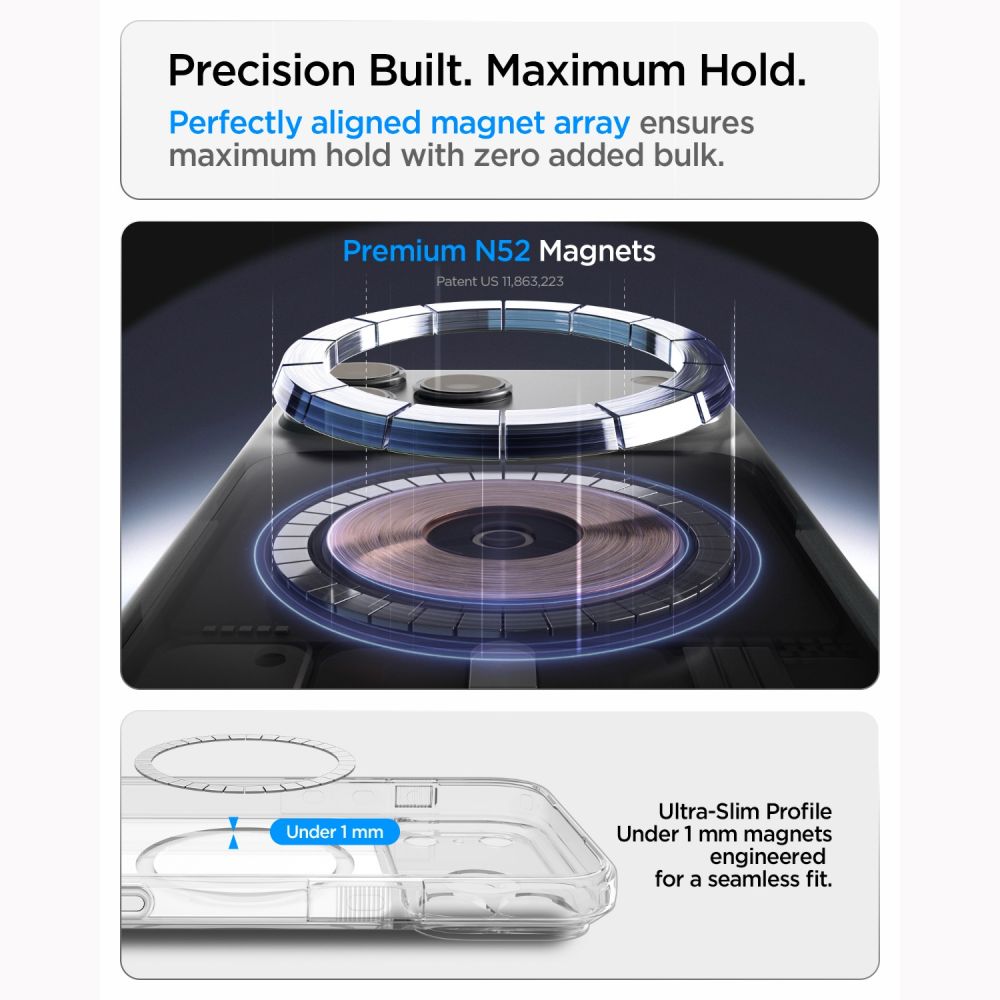 Spigen Ultra Hybrid T Magsafe Iphone 17 Pro Max / 18 Pro Max Glossy White