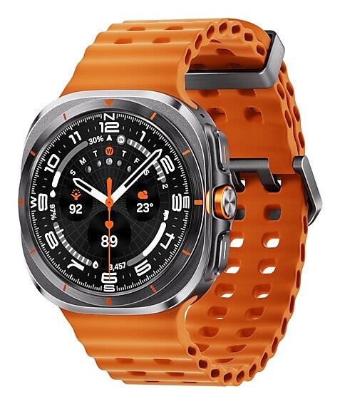 Samsung Galaxy Watch Ultra 3,81 cm (1.5") AMOLED 47 mm Digital 480 x 480 pixel Berøringsskærm 4G Grå, Titanium Wi-Fi GPS (satellit)