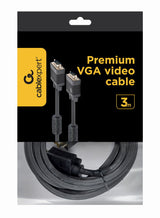 Gembird CC-PPVGA-10-B VGA kabel 3 m VGA (D-Sub) Sort