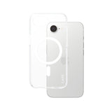PanzerGlass CARE™ by ® Urban Combat Case Transparent m. Hvid Qi Compatible iPhone 17e | 16e