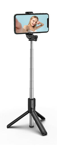 Wozinsky 5907769360589 selfiestang Smartphone Sort