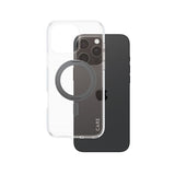 PanzerGlass CARE by ® Feature Case Transparent m. Sort Kickstand & MagSafe iPhone 16 Pro Max