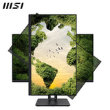 MSI PRO MP245PG 24 1920 x 1080 (Full HD) VGA (HD-15) HDMI DisplayPort 100Hz Pivot Skærm