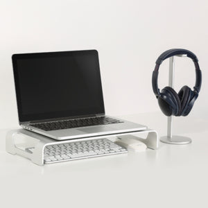 LogiLink Aluminum Tabletop Monitor Riser Monitor / notebook Stativ
