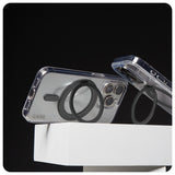 PanzerGlass CARE™ by ® Case Transparent m. Sort Kickstand & MagSafe iPhone 16 Pro Max