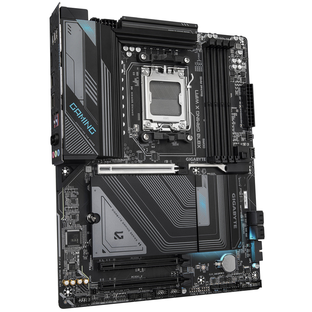 GIGABYTE X870 GAMING X WIFI7 bundkort AMD X870 Sokkel AM5 ATX