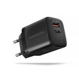 Axagon ACU-PQ20 wall charger QC3.0/AFC/FCP+ PD type-C 20 W - schwarz - USB Typ C Mobiltelefon, Smartphone, SmartWatch, Tablet, Universel Sort Vekselstrøm Hurtig opladning Indendørs