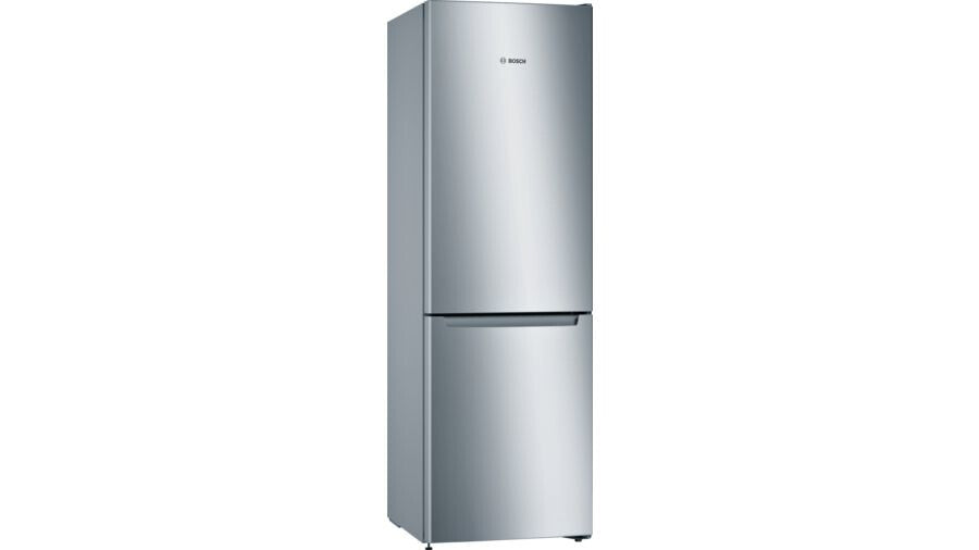 Bosch Serie 2 KGN33NLEB køle-/fryseskab Fritstående 282 L Rustfrit stål