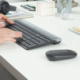 Logitech 920-009204 tastatur Mus inkluderet Universel RF trådløst QWERTY US International Grafit