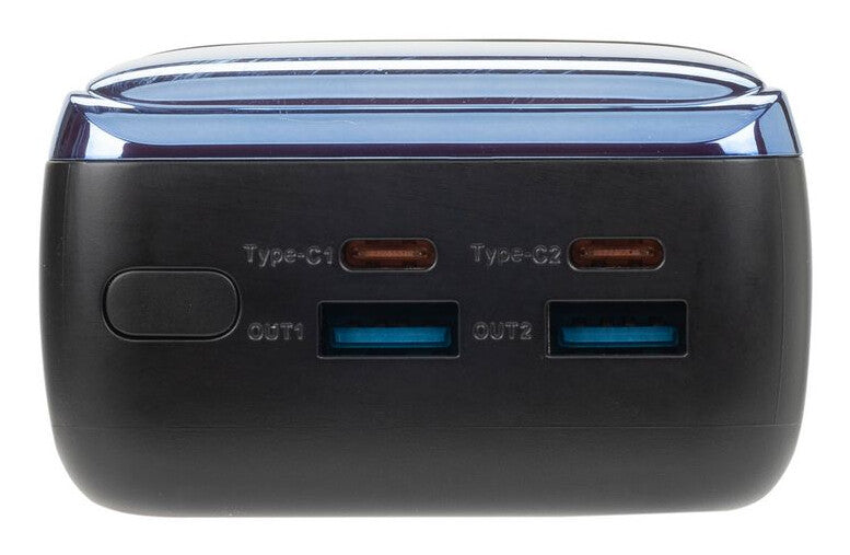 Rivacase VA1080 powerbank Lithium polymer (LiPo) 30000 mAh Sort, Blå